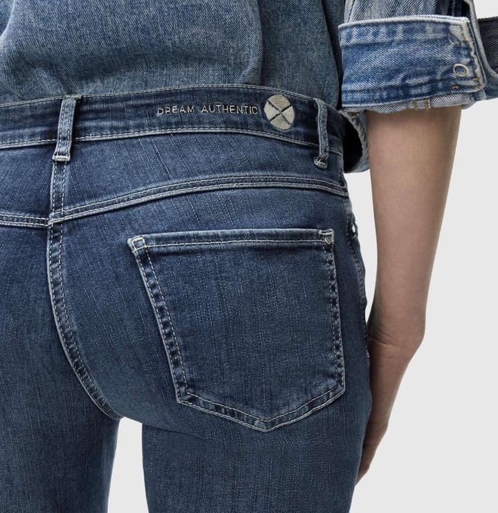 Jean Mac Jeans Dream Wide bleu moyen délavé Dream Wonder Light Denim