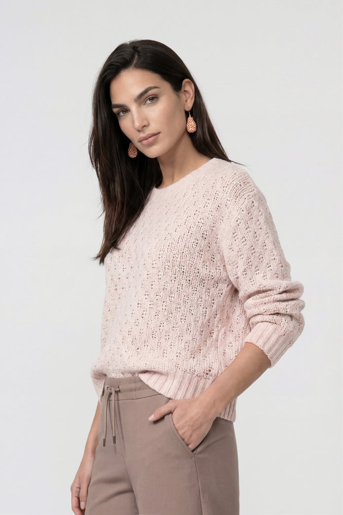 Monari Knitted Jumper with Ajour Structure
