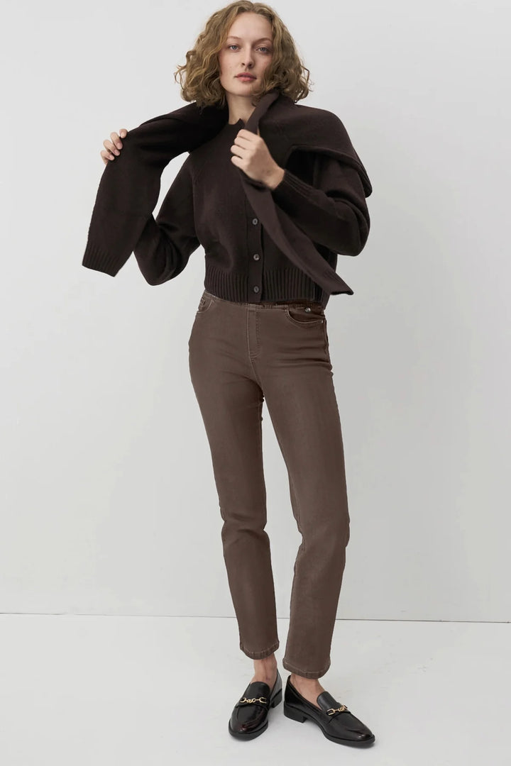 Jean slim marron Anna Montana Angelika Jump In 