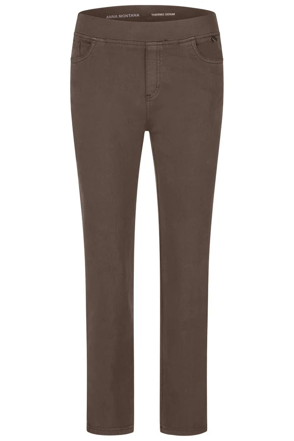 Jean slim marron Anna Montana Angelika Jump In 