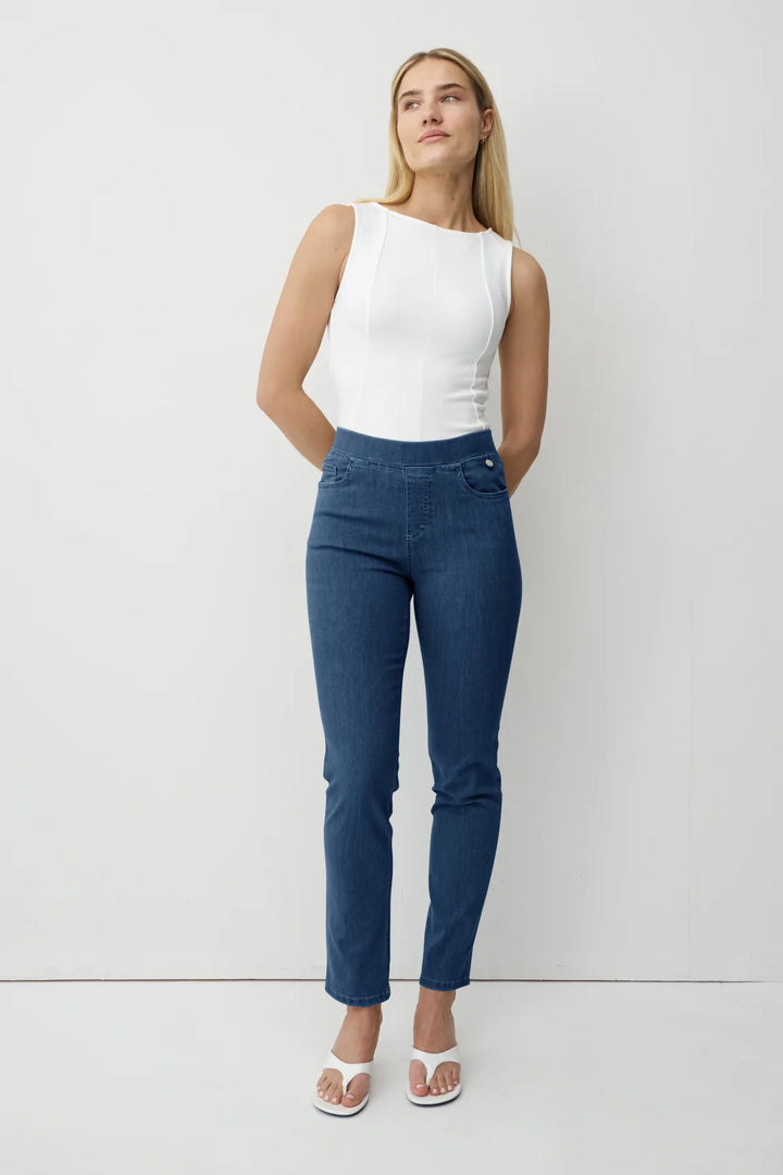 Jean slim en denim clair Anna Montana Angelika Jump In 
