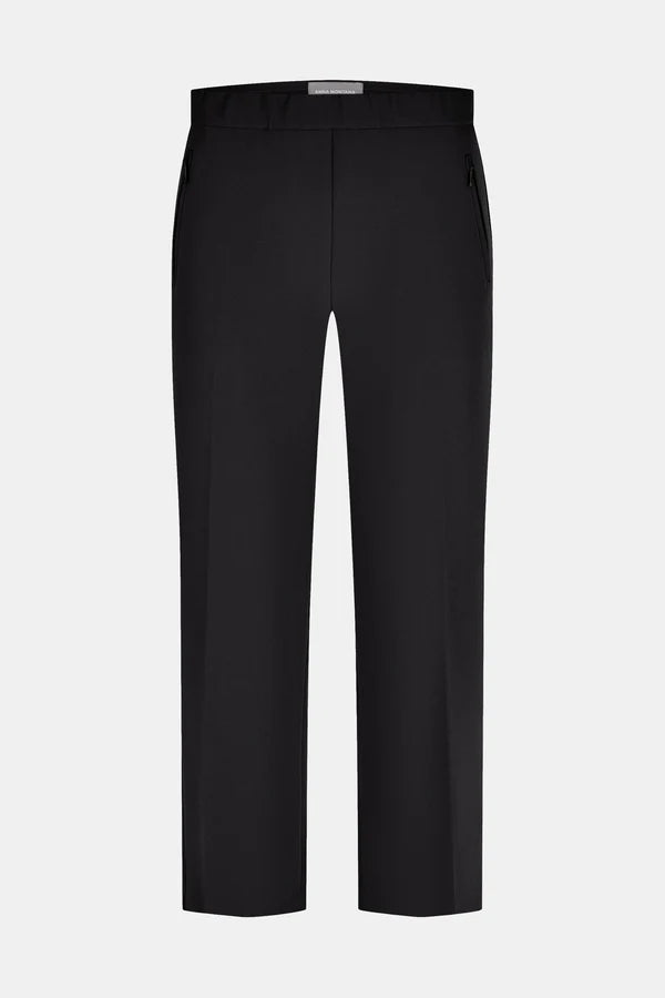 Pantalon Anna Montana Black Rose Easy Flexi coupe décontractée 