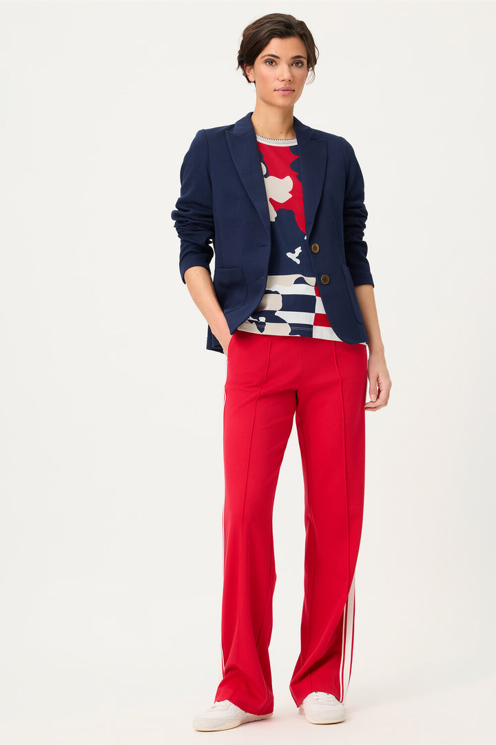 Haut bleu à manches longues Olsen