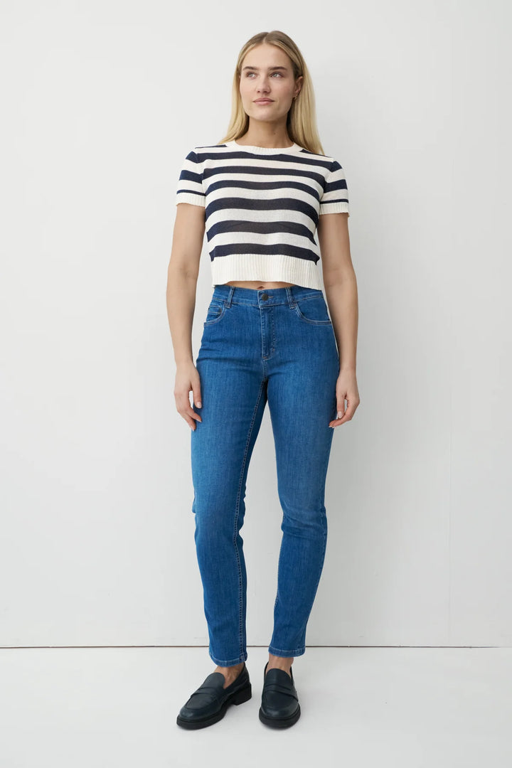 Jean en denim clair coupe slim Anna Montana Angelika