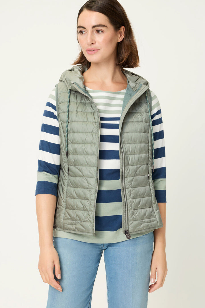 Gilet léger vert Olsen