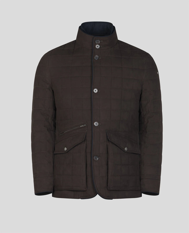 Magee Glenveigh Quilted Paddock Jacket, Chocolate Brown