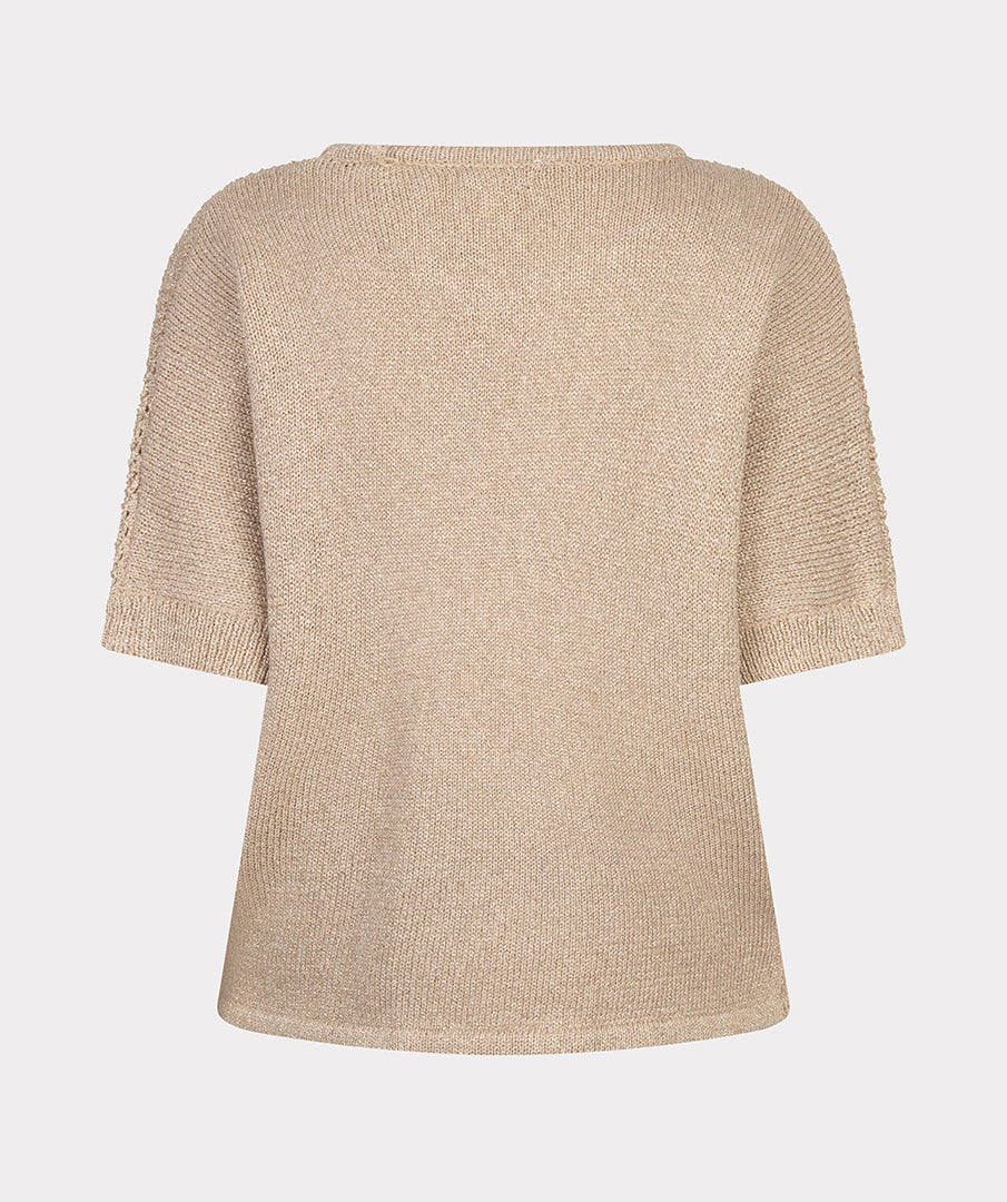 Pull EsQualo Light Sand Ajour Batwing
