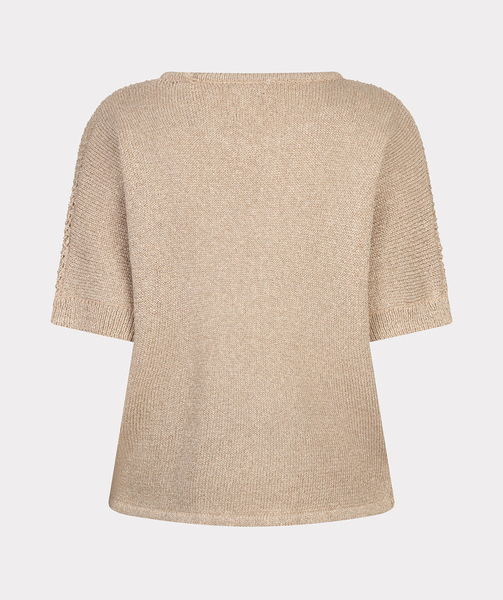 Pull EsQualo Light Sand Ajour Batwing
