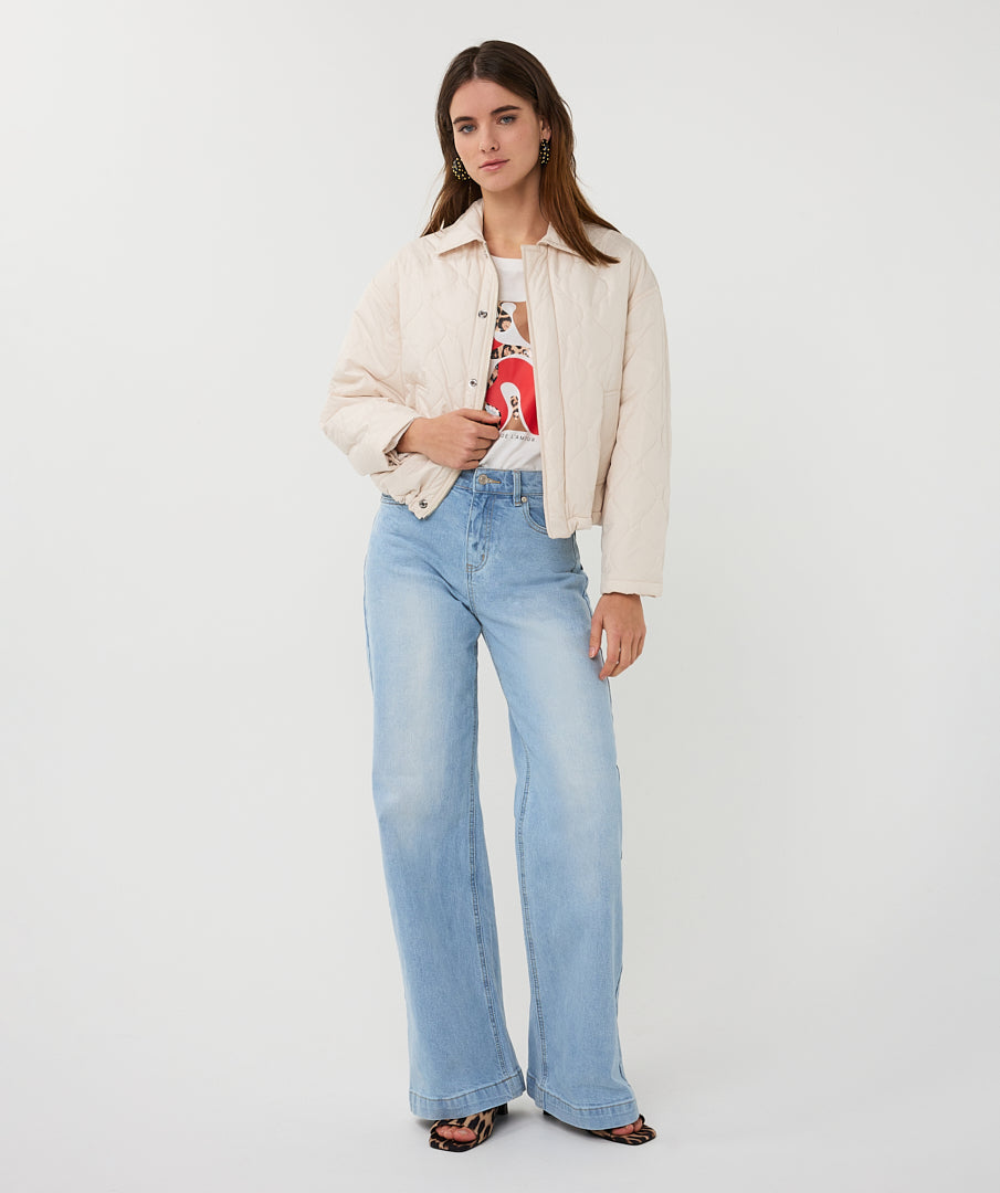 Veste matelassée EsQualo Light Sand