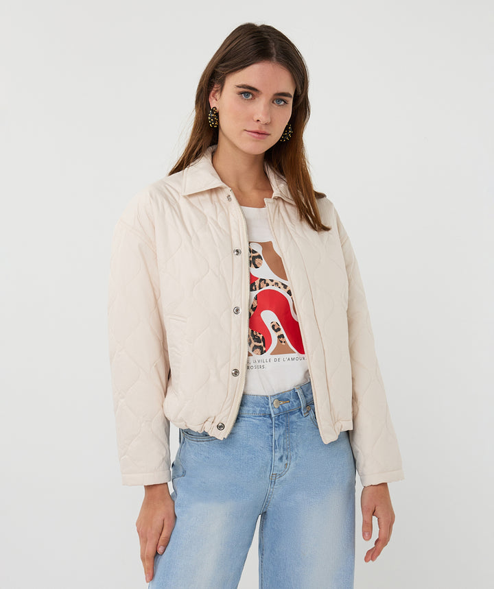 Veste matelassée EsQualo Light Sand