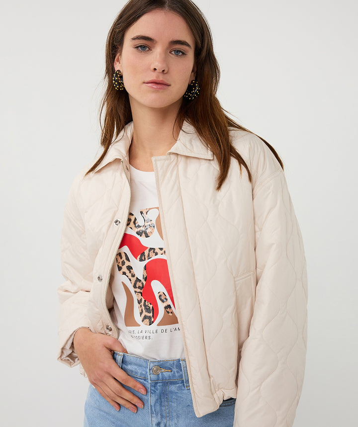 Veste matelassée EsQualo Light Sand