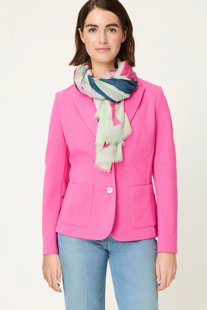 Écharpe tissée fuchsia Olsen