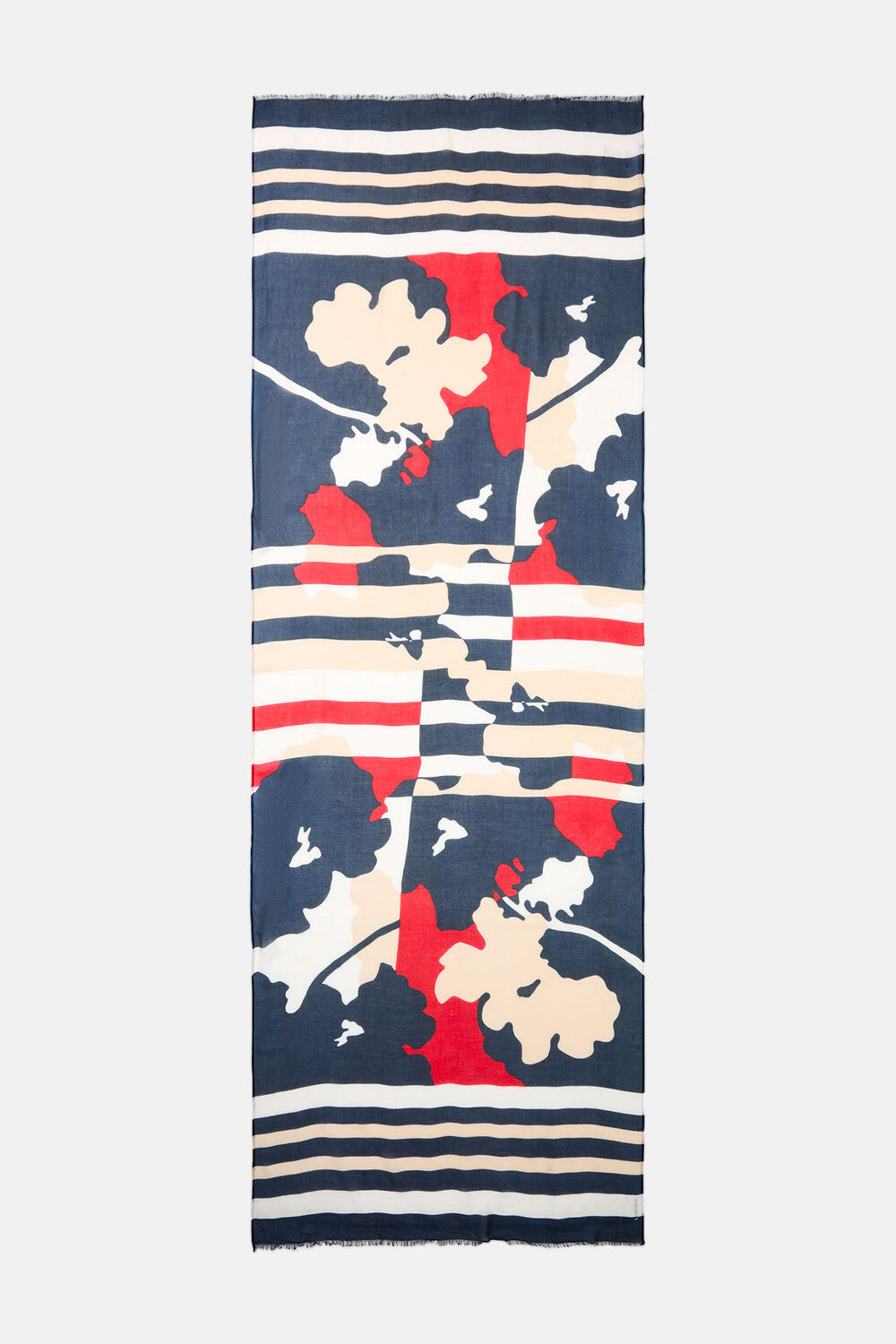 Écharpe tissée bleue Olsen