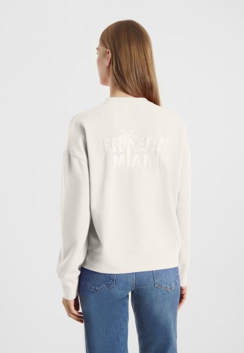Sweat-shirt blanc cassé Frieda & Freddies 