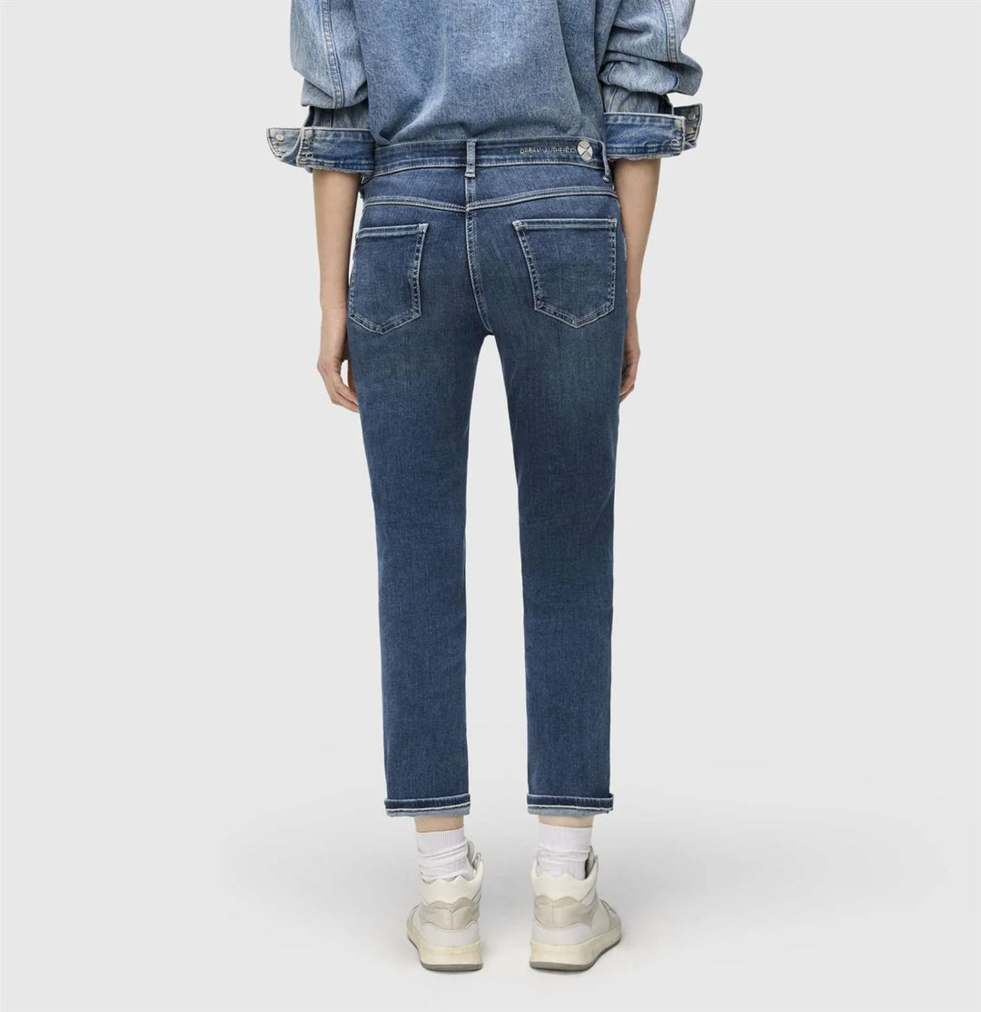 Jean Mac Jeans Dream Wide bleu moyen délavé Dream Wonder Light Denim