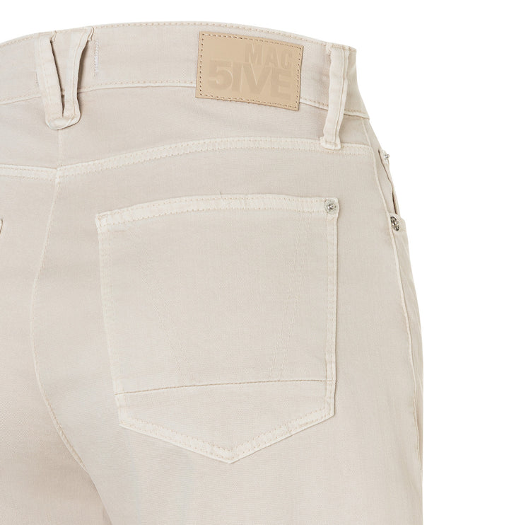 Jean Mac Jeans Danni Ivory Barrel Authentic High Stretch Gabardine