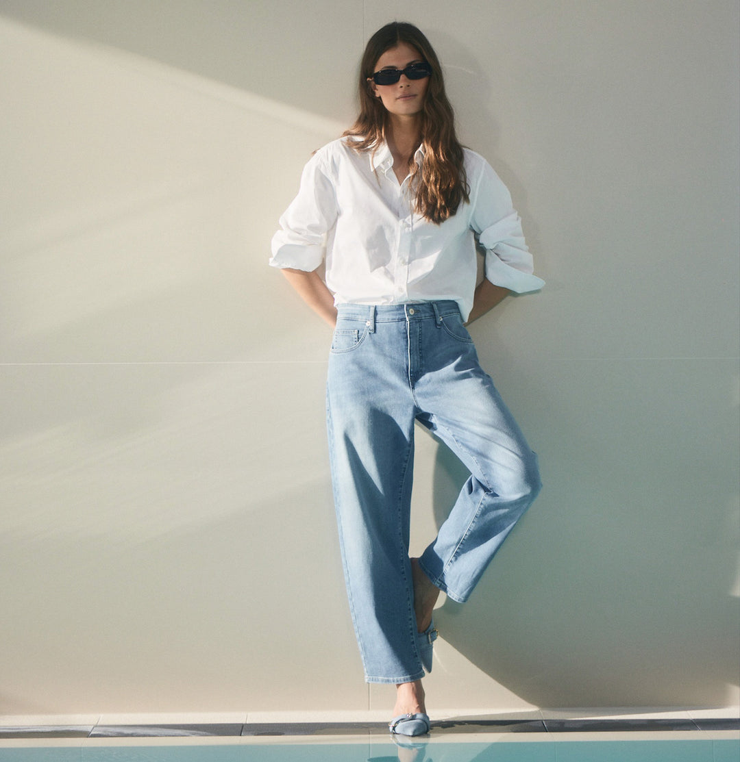 Jean Mac Jeans Danni Barrel Light Authentic Denim