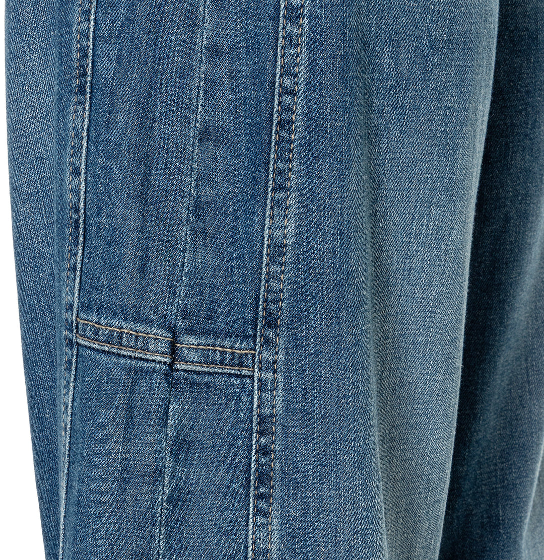 Jean Mac Jeans Dream Wide bleu moyen délavé Dream Wonder Light Denim
