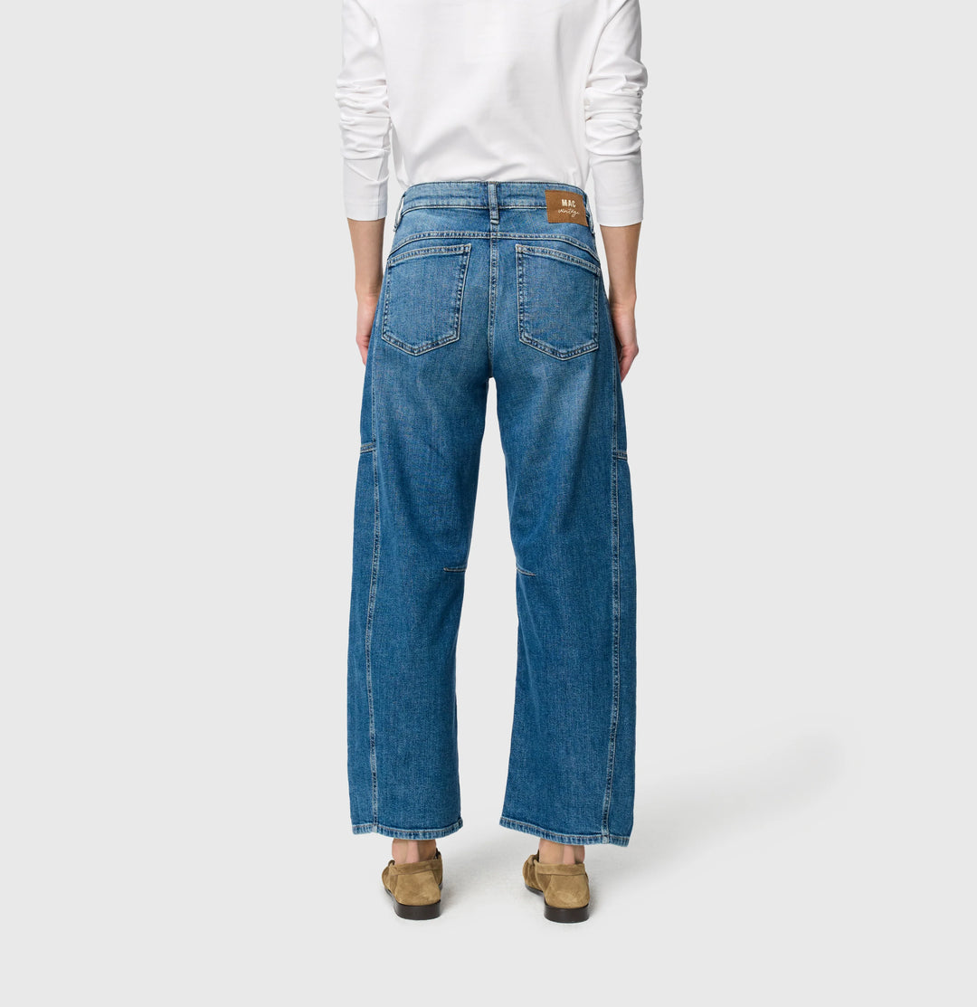Jean Mac Jeans Dream Wide bleu moyen délavé Dream Wonder Light Denim