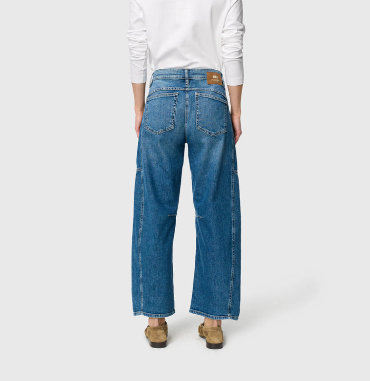 Jean Mac Jeans Dream Wide bleu moyen délavé Dream Wonder Light Denim