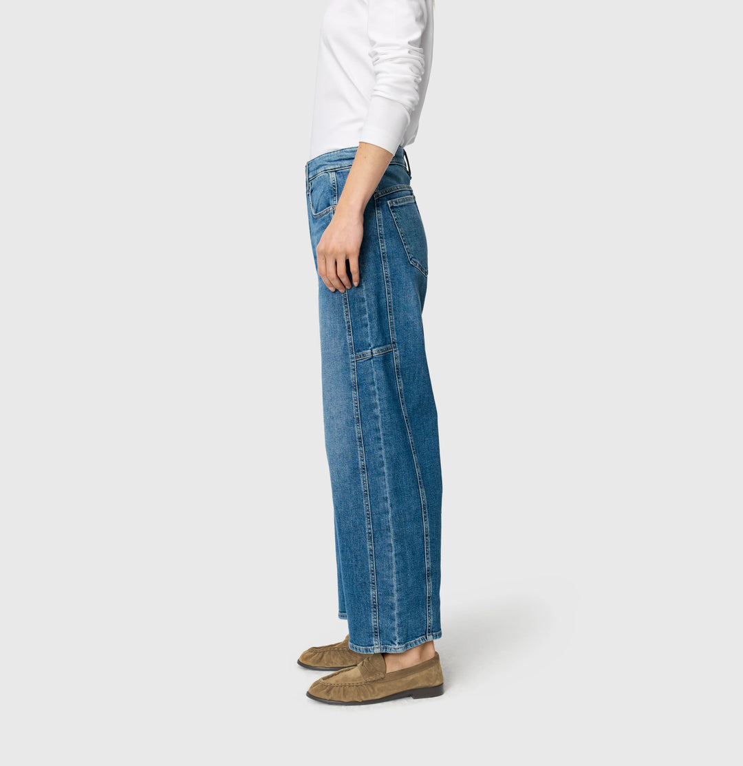 Jean Mac Jeans Dream Wide bleu moyen délavé Dream Wonder Light Denim
