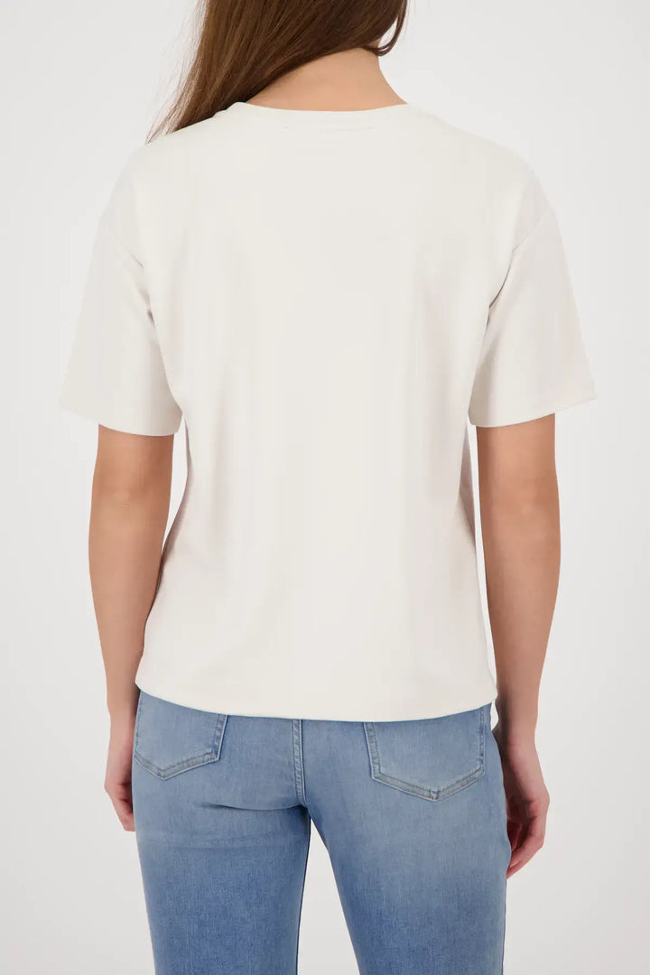 Haut imprimé Monari Beige « Florence Deluxe »