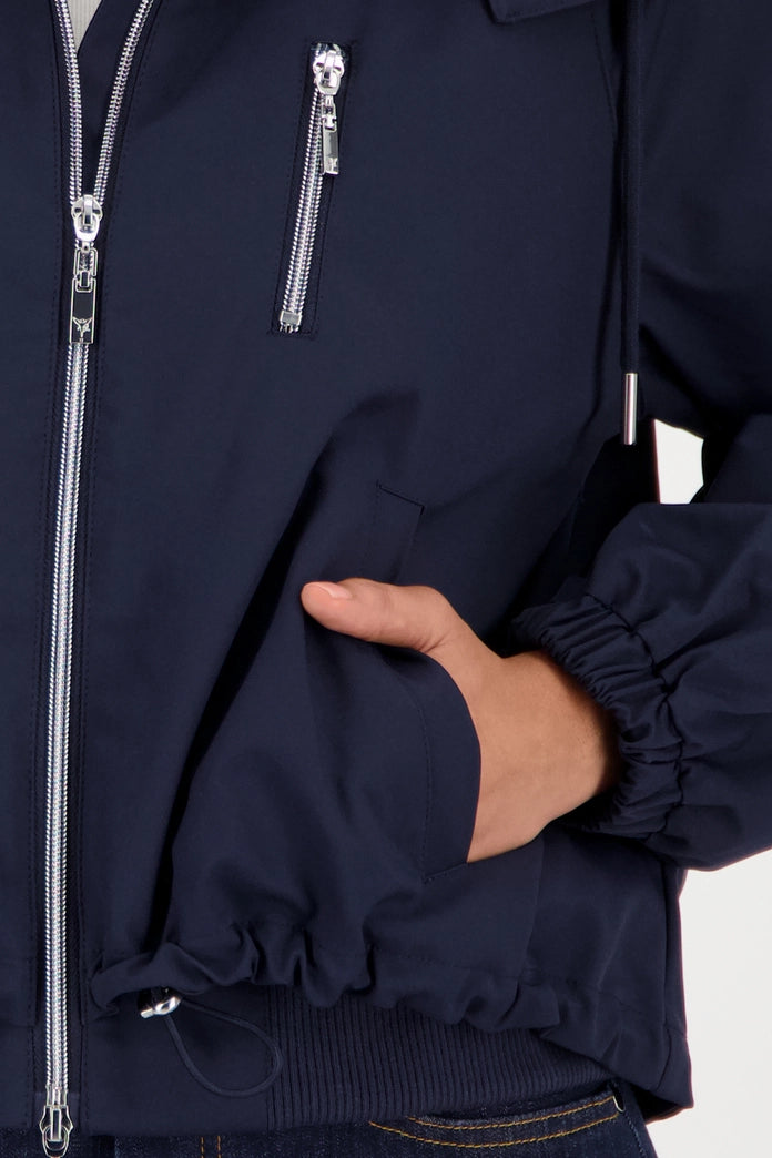 Veste à capuche oversize Monari Navy