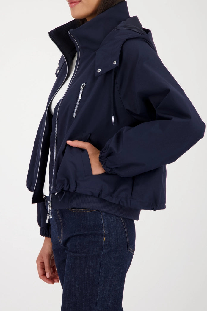 Veste à capuche oversize Monari Navy