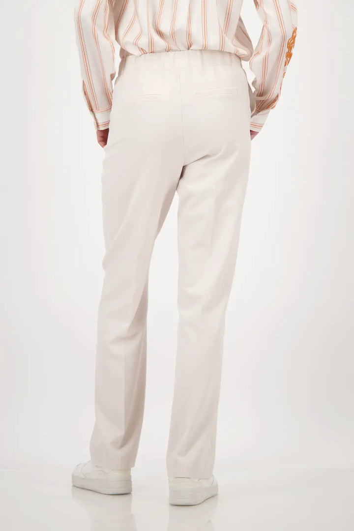 Pantalon droit beige Monari