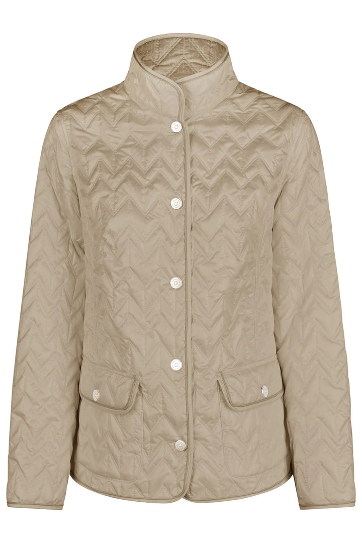 Veste matelassée réversible beige Barbara Lebek