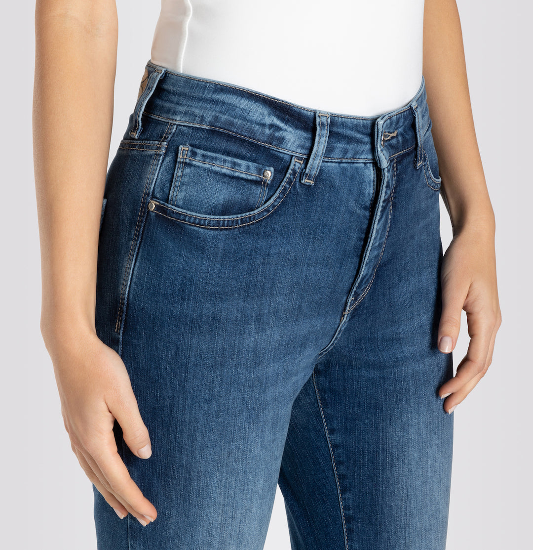 Jean bleu authentique Mac Jeans Dream Kick usé