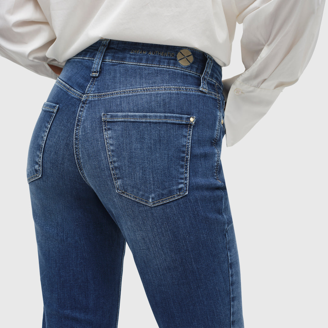 Jean bleu authentique Mac Jeans Dream Kick usé