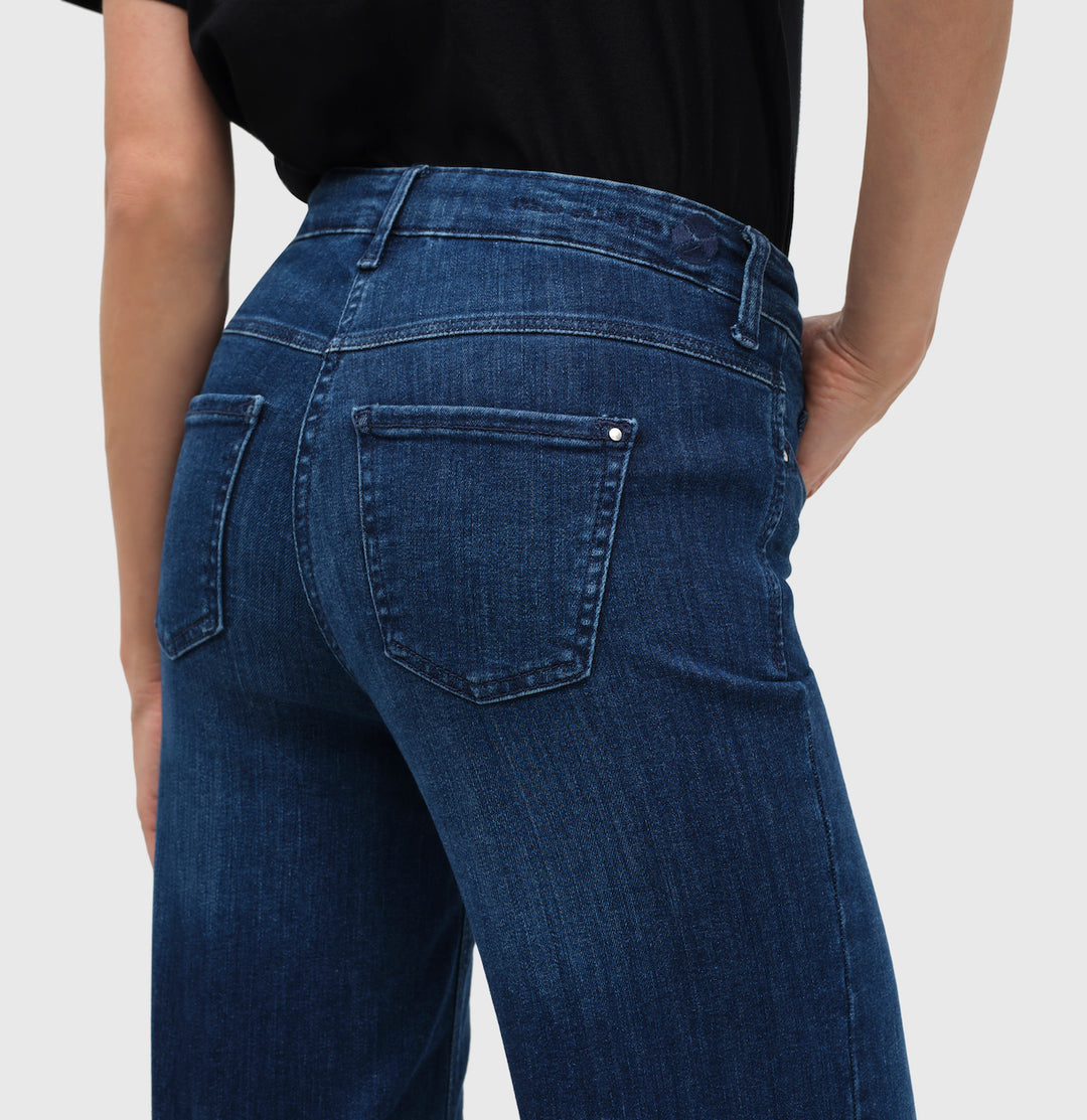Jean Mac Jeans Dream Wide bleu moyen délavé Dream Wonder Light Denim