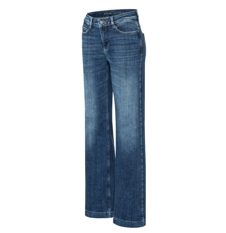 Jean Mac Jeans Dream Wide bleu moyen délavé Dream Wonder Light Denim