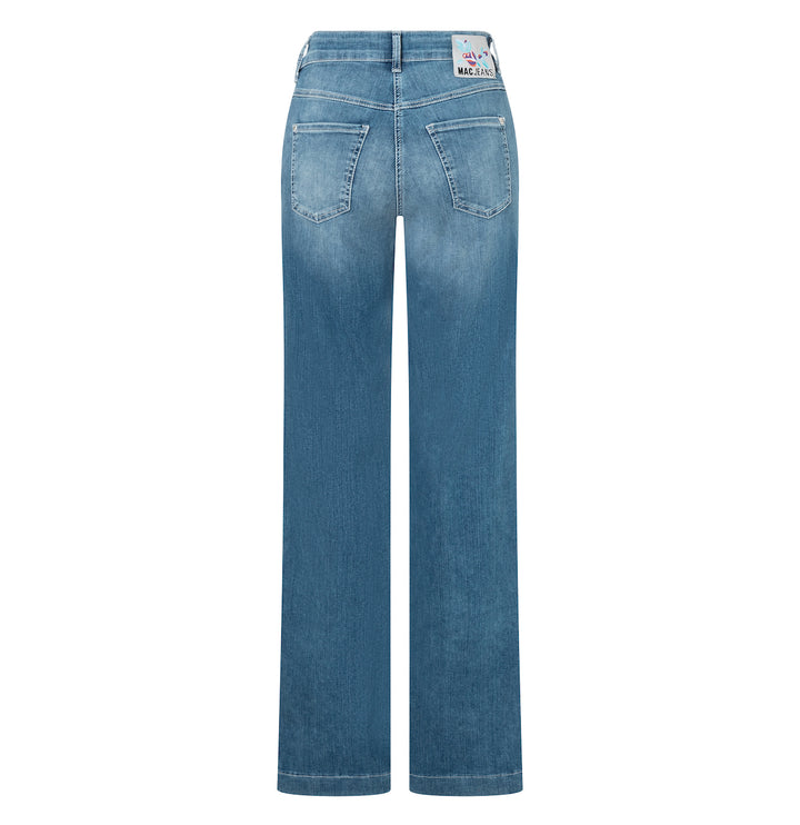 Jean Mac Jeans Dream Wide bleu moyen délavé Dream Wonder Light Denim