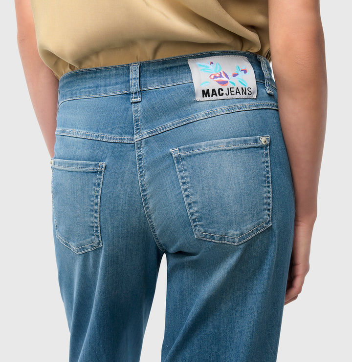 Jean Mac Jeans Dream Wide bleu moyen délavé Dream Wonder Light Denim