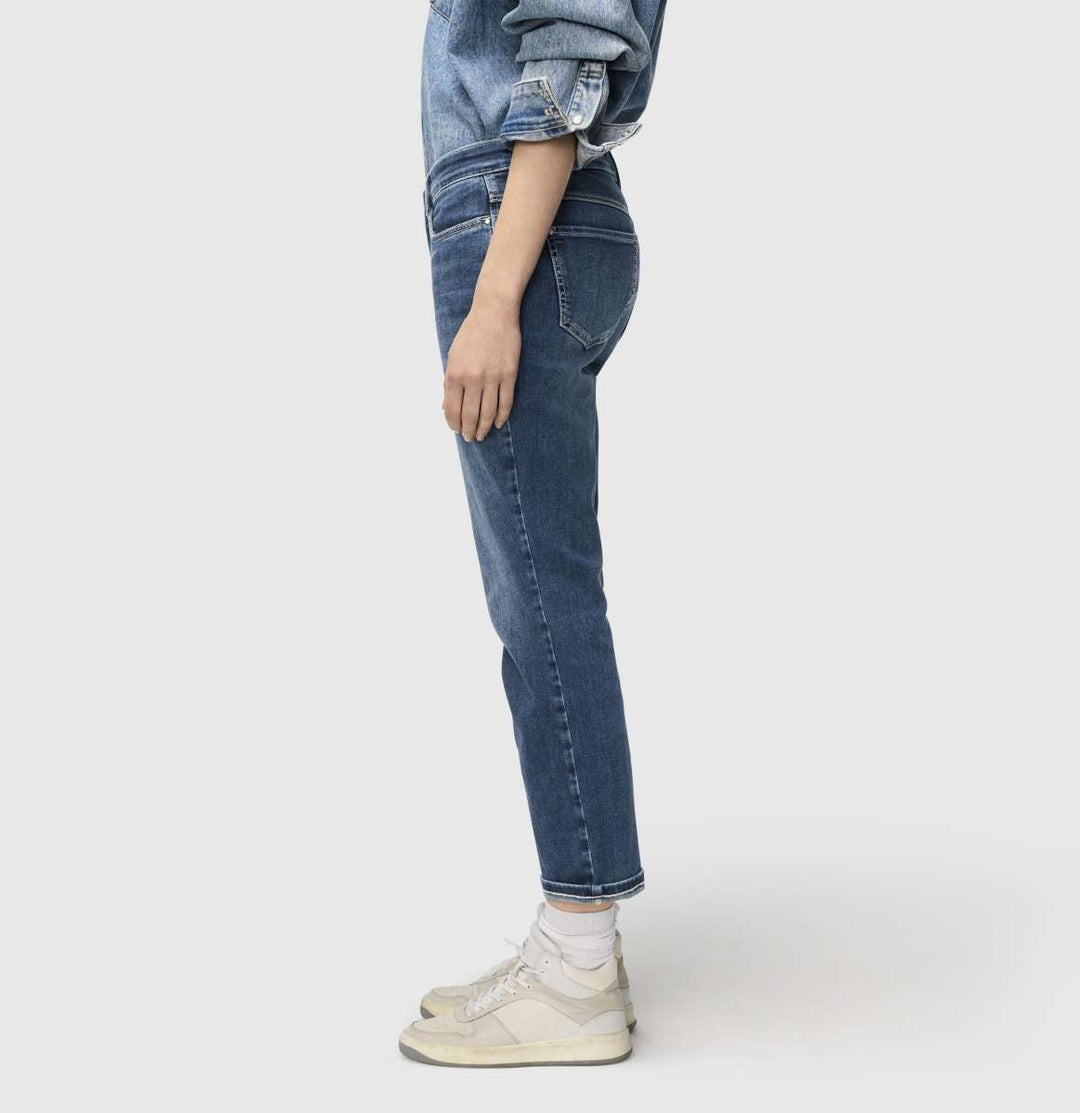 Jean Mac Jeans Dream Wide bleu moyen délavé Dream Wonder Light Denim