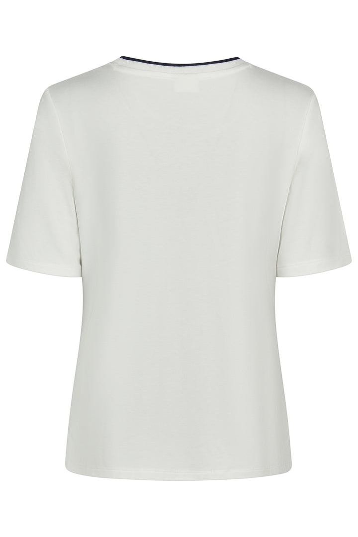 Barbara Lebek Haut blanc cassé à imprimé abstrait