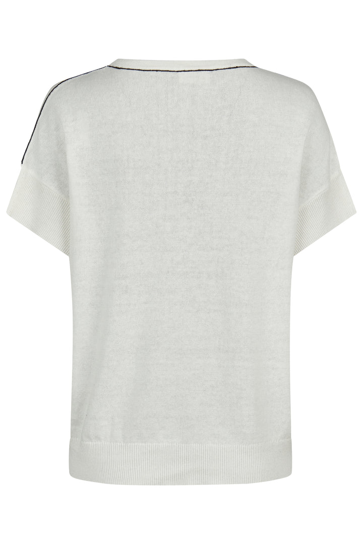 Haut à poche simple blanc cassé Barbara Lebek