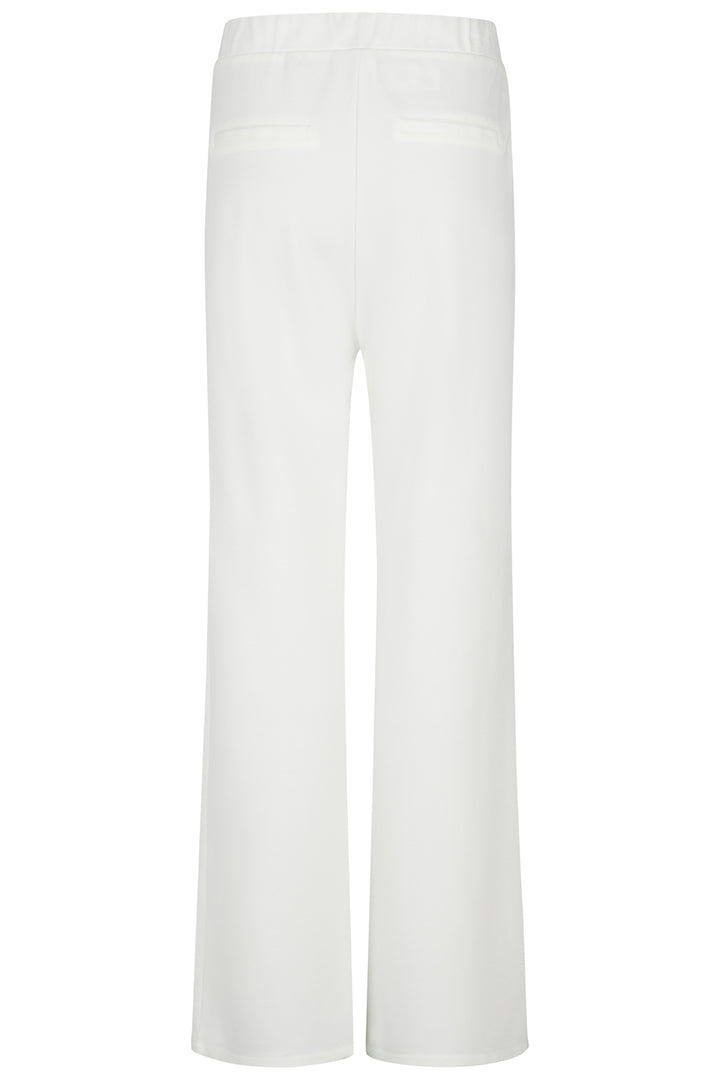 Pantalon blanc cassé à boutons Barbara Lebek