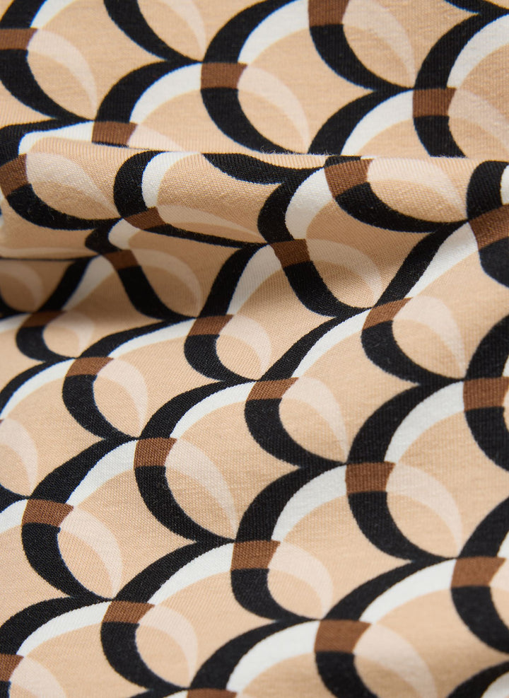 Haut à manches longues à motif graphique Rabe Brown