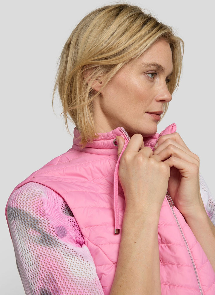 Gilet matelassé rose Rabe