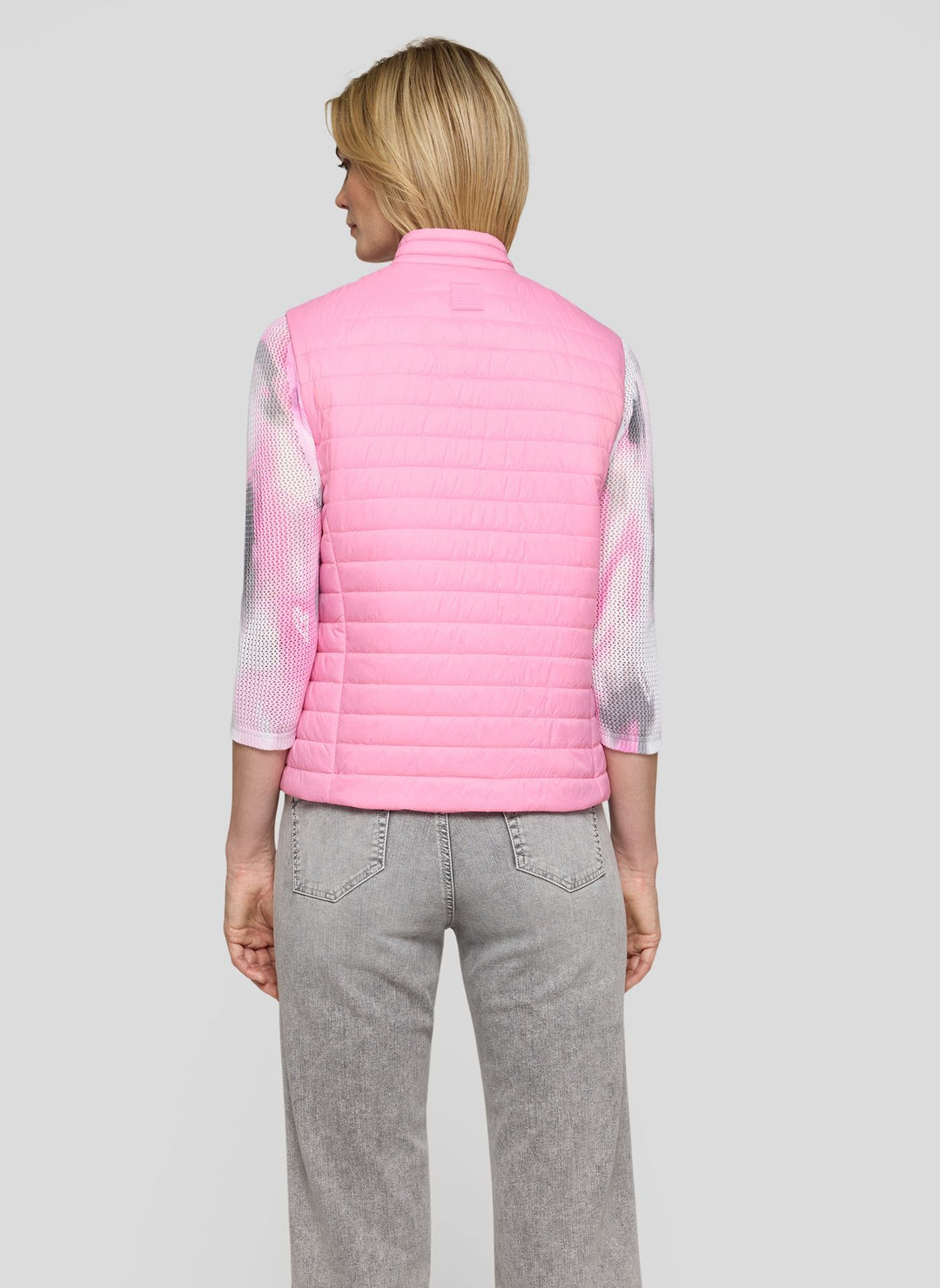 Gilet matelassé rose Rabe