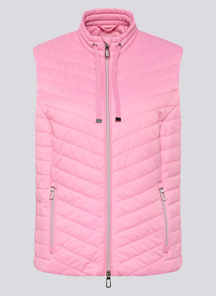 Gilet matelassé rose Rabe