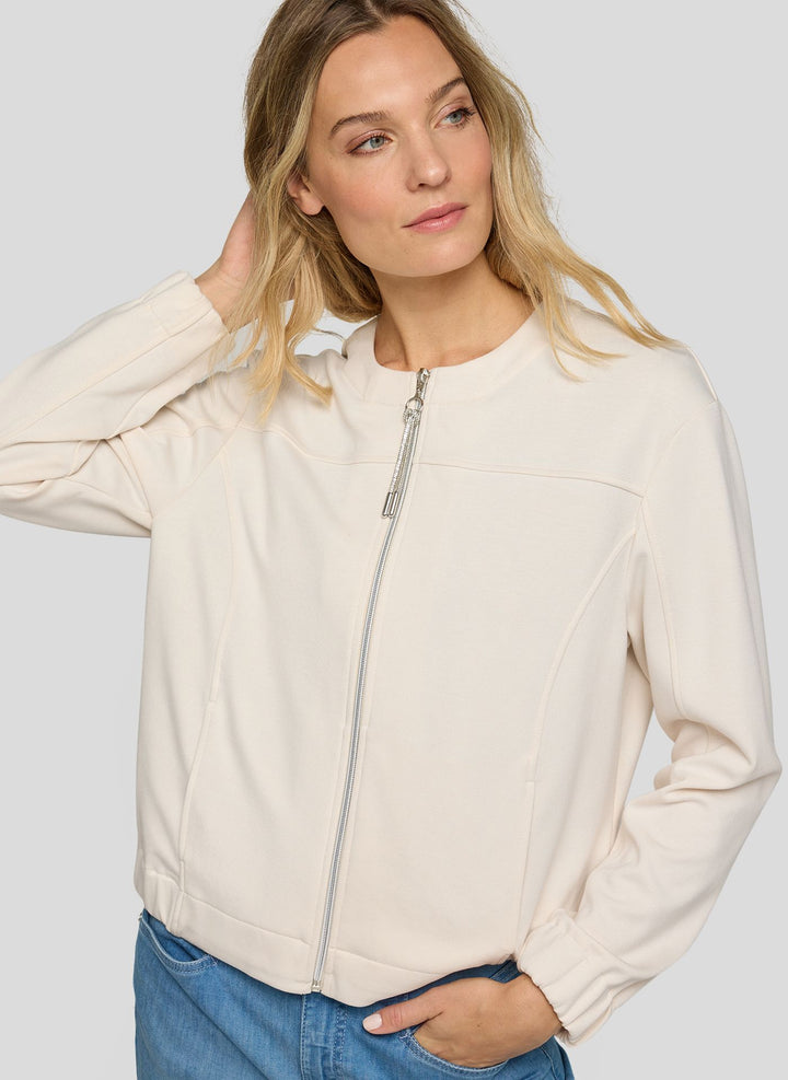 Veste légère zippée beige Rabe