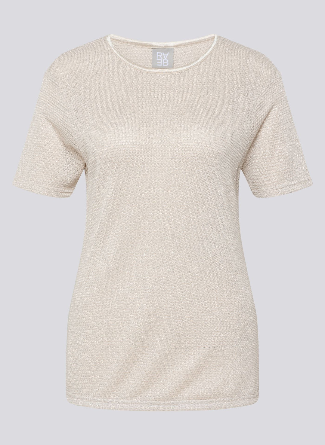 Rabe Beige Textured Surface Top