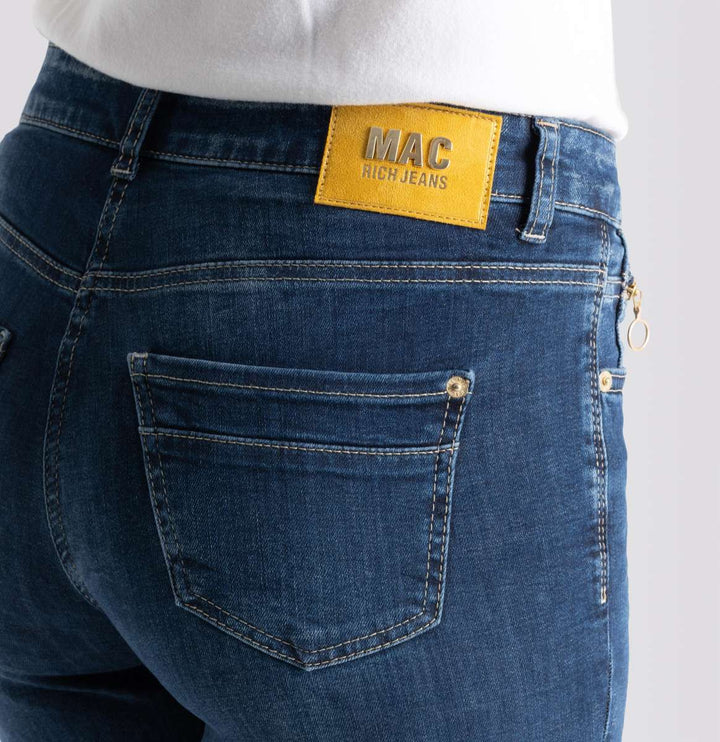 Jean Mac Jeans Dream Wide bleu moyen délavé Dream Wonder Light Denim