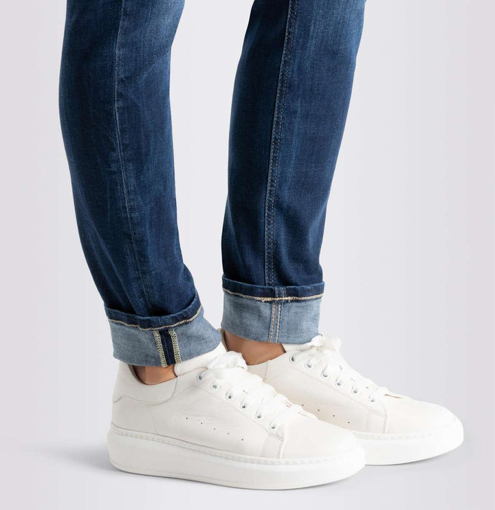 Jean Mac Jeans Dream Wide bleu moyen délavé Dream Wonder Light Denim