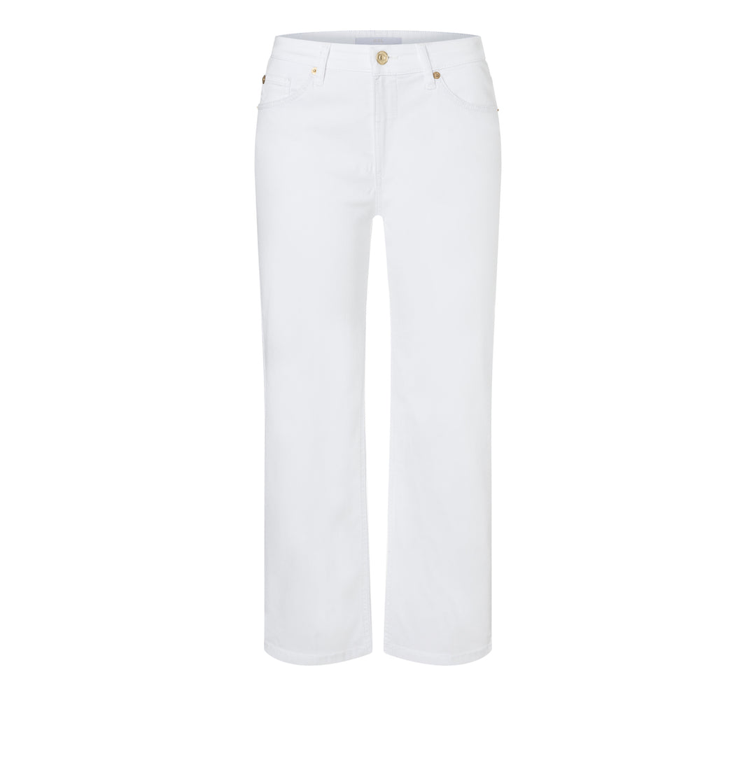 Mac Jeans Culotte Jean en denim léger blanc