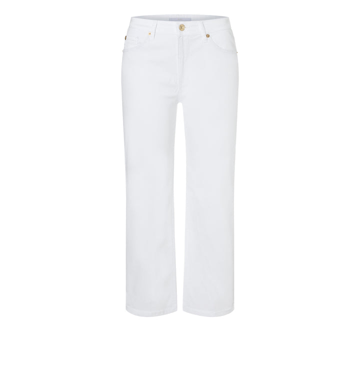 Mac Jeans Culotte Jean en denim léger blanc